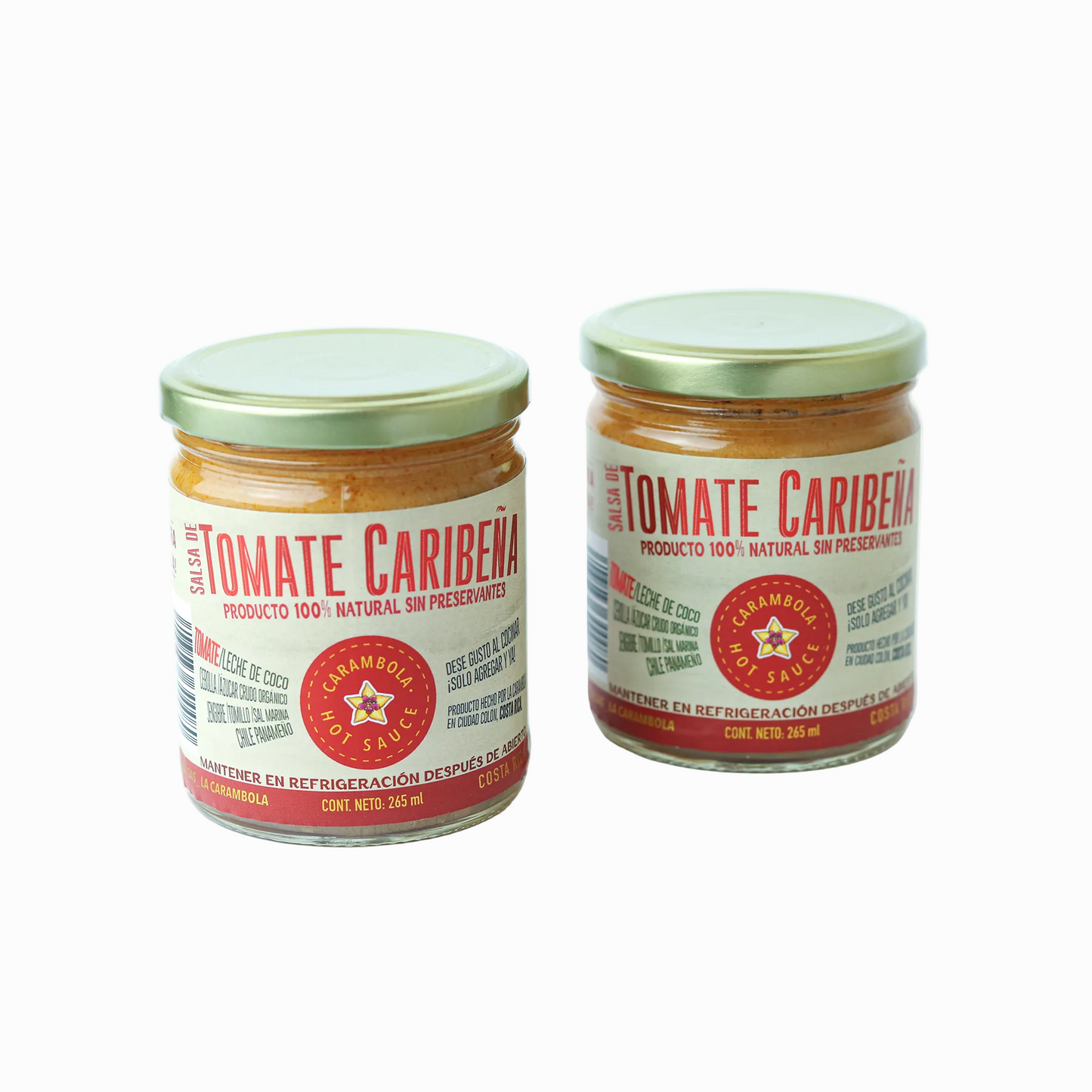 Salsa de tomate caribeña
